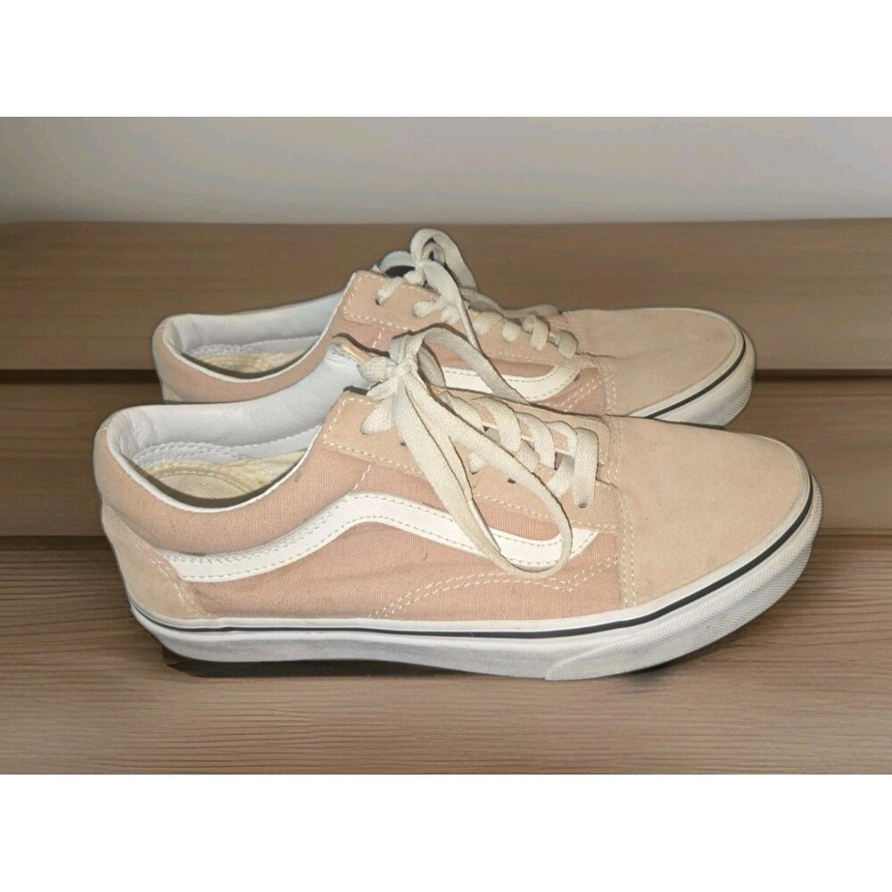 Vans Old Skool Unisex Trainers Shoes Color Theory Warm Taupe Womens 7.5 Mens 6